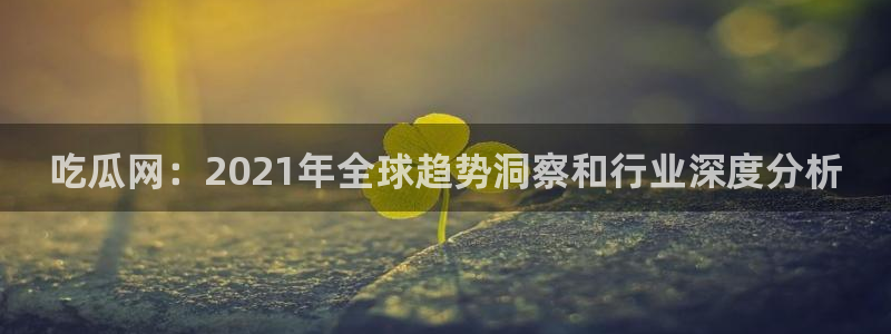 91吃瓜网今日大瓜热门大瓜：吃瓜网：2021年全球趋势洞察和行业深度分析