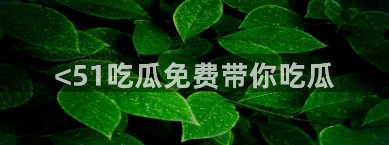 51国产吃瓜在线今日吃瓜